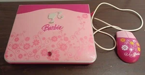 Vintage Barbie Mattel Educational Girls Learning Laptop Computer & Barbie Mouse - Picture 1 of 4