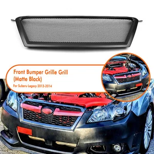 Matte Black Front Bumper Upper Grille For Subaru Legacy Sedan 2013-2014 - Picture 1 of 14