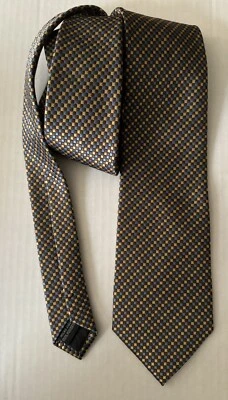 Corbata para hombre Laurent Bennet Milano, 100 % poliéster, RN 105433, geométrica Foto 1 de 4