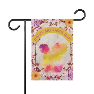 Mother's Day Garden Banner, House Flag for Mom, Outdoor Yard Decoration, Spring - Picture 1 of 5