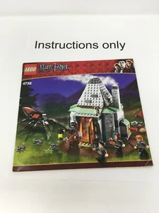 ONLY instructions Lego 4738 Hagrid's Hut (3rd edition) Harry Potter; no bricks - Picture 1 of 1