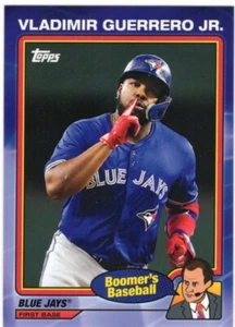 2024 Topps x Chris Berman #79 Vladimir Guerrero Boomer's Baseball Blue Jays - Picture 1 of 2