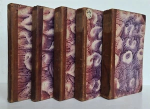 1713 ROME MODERNE antique ILLUSTRATED 5 VOLUMES - Imagen 1 de 24