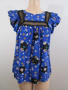 Hi There by Karen Walker Size 10 Floral Top - Picture 1 of 5