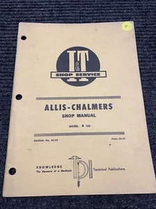 Used I&T ALLIS-CHALMERS Shop Manual 160 Models No.AC-25 - Picture 1 of 7