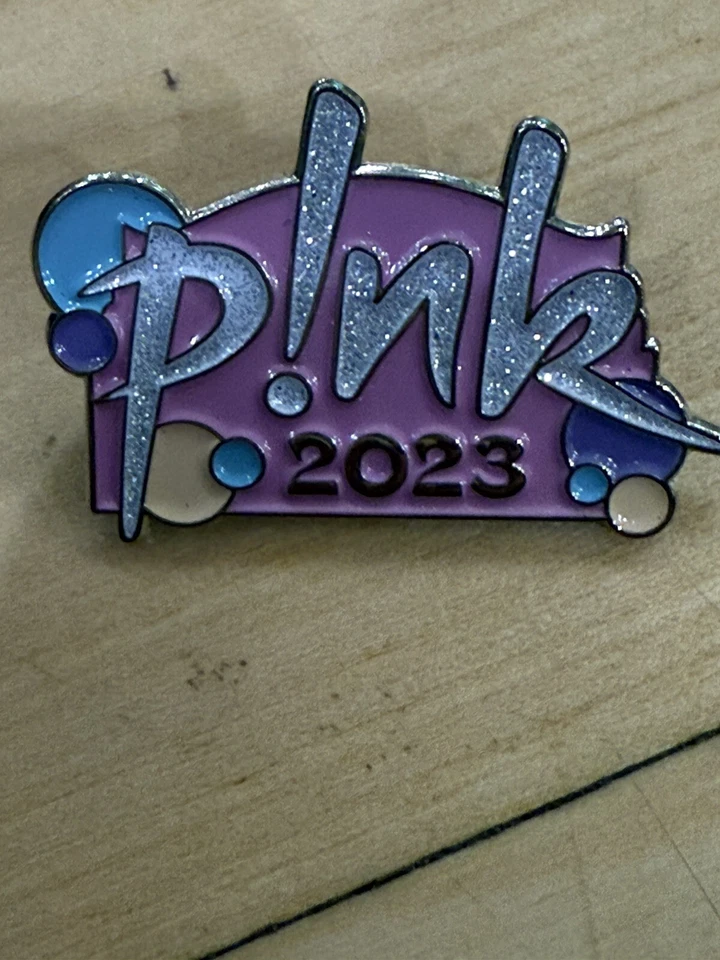 CHICAGO CUBS BASEBALL PINK CONCERT PIN WRIGLEY FIELD 2023 - STAFF EXCLUSIVE - Image 1 of 1