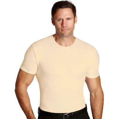 Insta Slim Crewneck Firming Compression Slimming Under Shirt - 2XL - Nude - Image 1 of 2