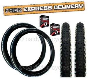 Schwalbe RAPID ROB 27.5 x 2.25 WHITE STRIPE Off Road Mountain Bike TYRE s TUBE s - Picture 1 of 18