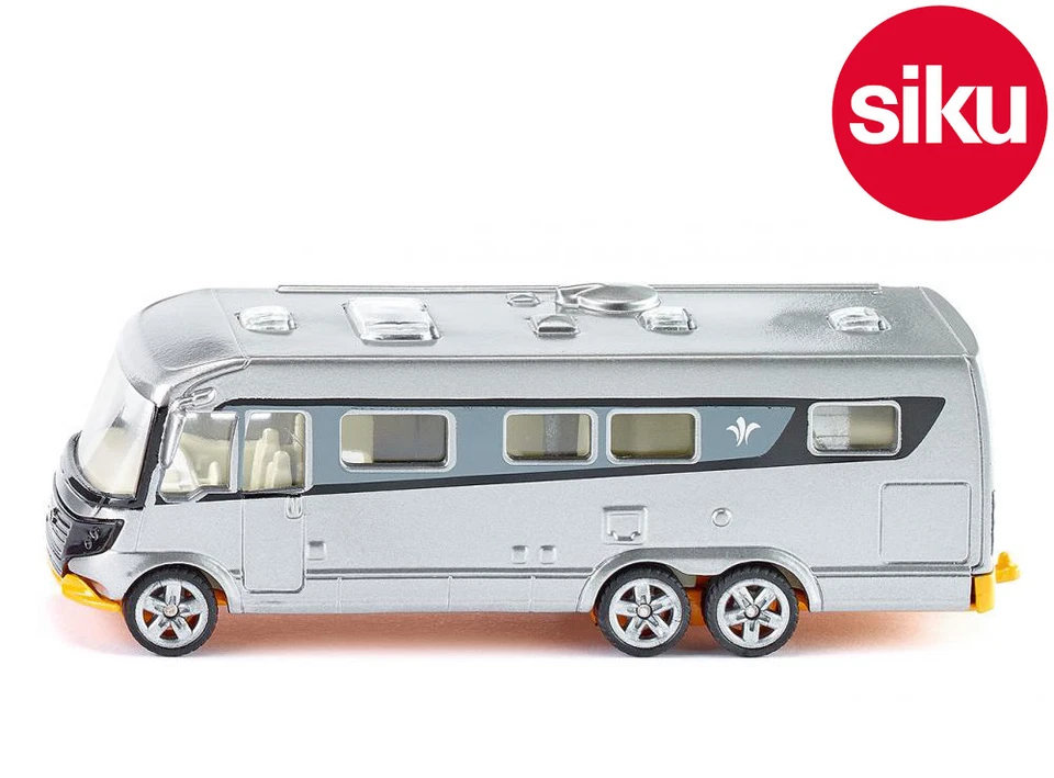 Siku 1671 Uomo di starnuto Bischoff Q'arto Wohnmobil Grigio metallico #