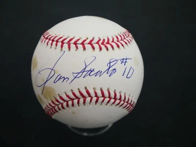 RON SANTO SIGNED BASEBALL WITH "10" INSCRIPTION JSA COA *B1323 - Image 1 of 4