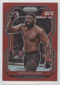 2021 Panini Prizm UFC Red Prizm /275 Curtis Blaydes #50