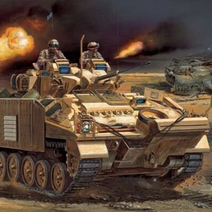 Academy Model – 1/35 Warrior MCV [Iraq 2003] – British Infantry Fighting Vehicle - Picture 1 of 6