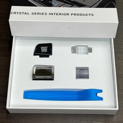 Juego de 3 perillas de arranque y parada de volumen de cambio de cristal para BMW X1 IX2 U10 U11 U12 2022-25 Foto 1 de 4