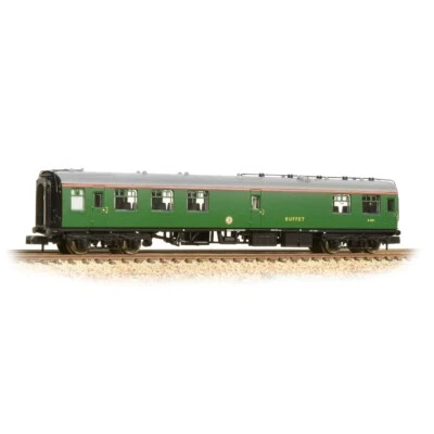 Graham Farish 374-108A - BR Mk1 RMB Mini Buffet Car BR Green N Gauge - T48 - Image 1 of 4