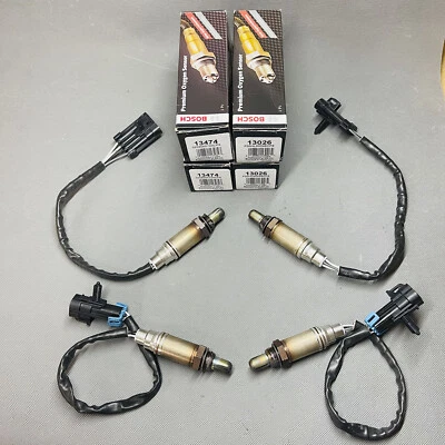 Juego de 4 piezas de sensores de oxígeno lambda para GMC Sierra 2500 SLT 1999 OE Alemania Foto 1 de 4