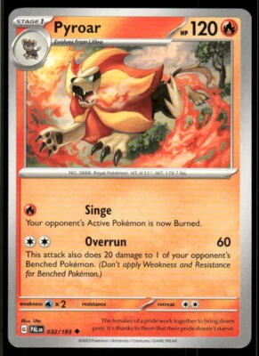 SV02: Paldea Evolved #032/193 Pyroar - Image 1 of 2
