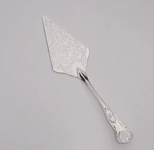 Tortenheber versilbert fein verziert - neu - Bild 1 von 1