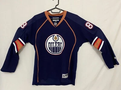 USED RETRO EDMONTON OILERS ALES HEMSKY 83 REEBOK RBK JERSEY CHILDRENS XL SIZE - Image 1 of 4