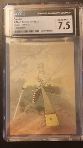 Gambit X-Men Series 1 Hologram CGC 7.5 - Picture 1 of 2