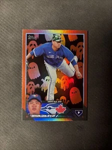 Aggiornamento Topps 2023 Hyun-Jin Ryu Halloween Ghost Foil Blue Jays - Foto 1 di 2