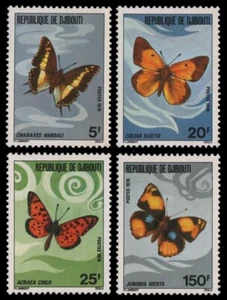 Djibouti 1978 - Mi-Nr. 212-215 ** - MNH - Mariposas / Mariposas - Imagen 1 de 1