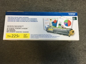 Brother TN-225 Yellow High Yield Toner Cartridge TN225Y new old stock - Picture 1 of 4