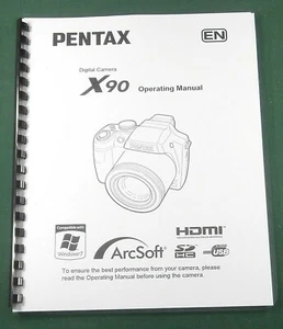 Pentax X90 Operating Manual: 272 Pages & Protective Covers! - Picture 1 of 1