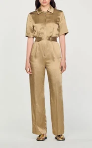 Sandro Paris Women's Jumpsuit Size 36 FR / S SFPCO00237 RRP: 365 Eur - Picture 1 of 15