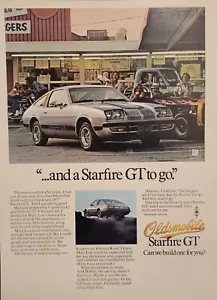 1977 Oldsmobile Starfire GT Auto Car Print Ad - Picture 1 of 1