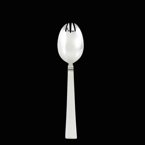 Georg Jensen. Sterling Silver Spork, Spoon/Fork 083 - Blok / Acadia #46 Cover
