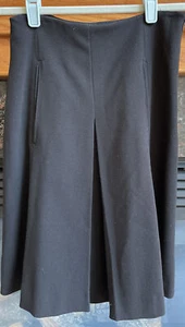 Zara Basic Black Skirt Size XS Pleated Side Zip Classic Career Business - Picture 1 of 6
