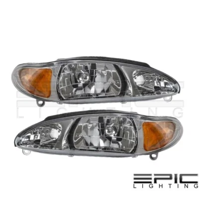 Juego de pares de faros izquierda derecha para Ford Escort Tracer 1998-02 Foto 1 de 2