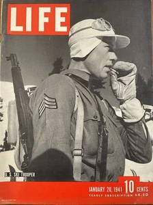 1941 Vintage **NUR UMSCHLAG** 20.01.1941, USA Ski Trooper - Bild 1 von 1