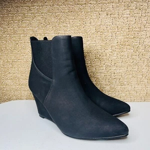 Allegra K Stiefel Keilabsatz spitz zulaufend schwarz Damen 7 - Bild 1 von 8
