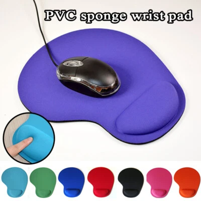 Mouse Pad Wrist Rest Support Ergonomic Comfort Mat Non-Slip PC Laptop Computer🔥 - Image 1 of 4