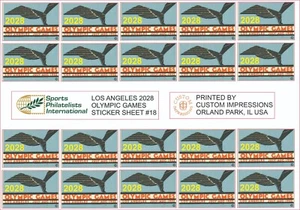 SPI LA 2028 SUMMER OLYMPICS SHEET #18 - Picture 1 of 1