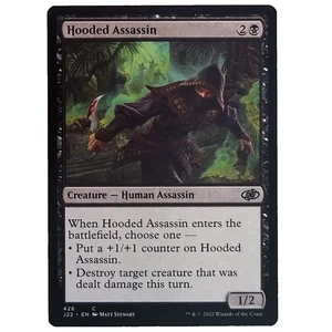 x4 Hooded Assassin J22 MTG Playset M/NM Common Black Creature Human Assassin TCG - Bild 1 von 3
