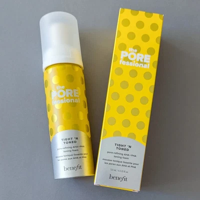 Tónico en espuma Benefit Porefessional Tight 'N Toned AHA+PHA - tamaño completo 4,5 oz/133 ml Foto 1 de 4