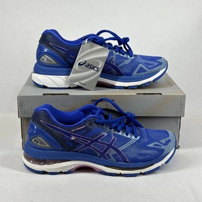 Asics Gel-Nimbus 19 Damengröße 6 blau lila Textil Schnürschuhe Turnschuhe T750N - Bild 1 von 4