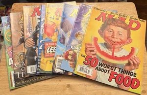 Mad Magazine / Crazy Magazine lote de 8 - números #525-529, 520,521 y 523. - Imagen 1 de 9