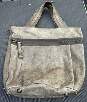 J. Сумка-тоут Crew Corsa искусственно состаренная кожа желтовато-коричневая с застежкой-молнией - Изображение 1 из 4