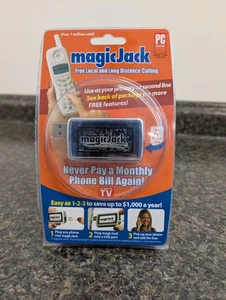MagicJack A921 USB Phone Jack 2008 Local + Long Distance Factory Sealed - Picture 1 of 2