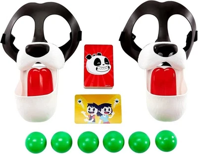 Mattel Games Please Feed The Pandas Kids Game with Panda Masks, for 7 Year... - Image 1 of 4