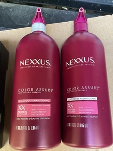 Nexxus Color Assure Shampoo & Conditioner Elastin Protein and Quinoa 33.8oz Each - Picture 1 of 3