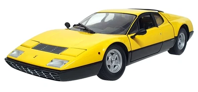 Kyosho 1/18 Scale Diecast DC21823R - Ferrari 512BB - Yellow - Image 1 of 4
