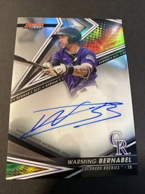 Warming Bernabel 2022 Bowman's Best #B22-WB Auto - Image 1 of 2