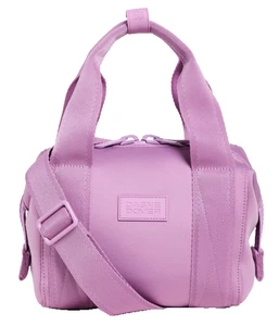DAGNE DOVER Extra Small Carryall Crossbody Lilac Purple Neoprene - Picture 1 of 8