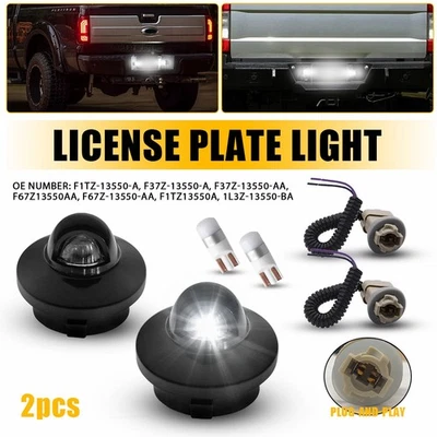 License Plate Light Replacement Housing For 1991-2010 Ford Explorer Sport Trac - Image 1 of 4