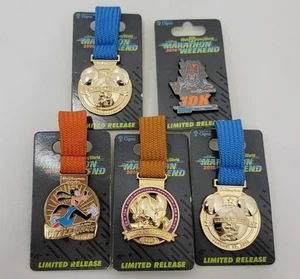 5 Pins 2016 WDW Disney Mickey Goofy Marathon Weekend Challenge Pin - Picture 1 of 3