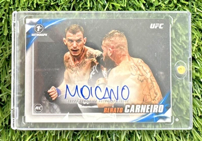 2019 Topps UFC Knockout RENATO MOICANO CARNEIRO 1st Auto RC /99 - Image 1 of 2